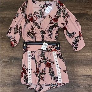 Crop top and short set